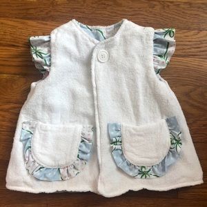 Beaufort Bonnet Reversible Swim Cover-Up 12-18 M